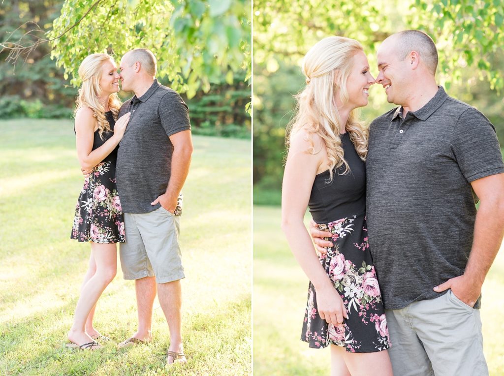 A beautiful sunny summer engagement session in Thunder Bay