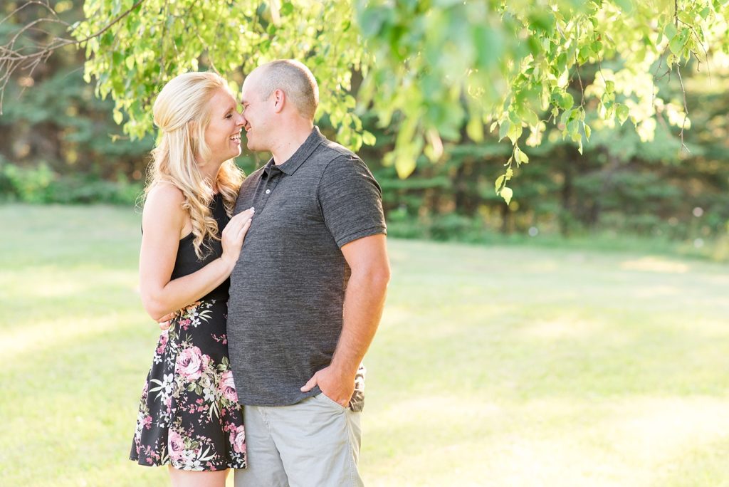 A beautiful sunny summer engagement session in Thunder Bay