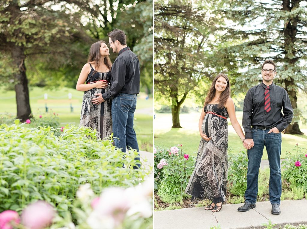 Summer Engagement Session at Friendship Gardens in Thunder Bay