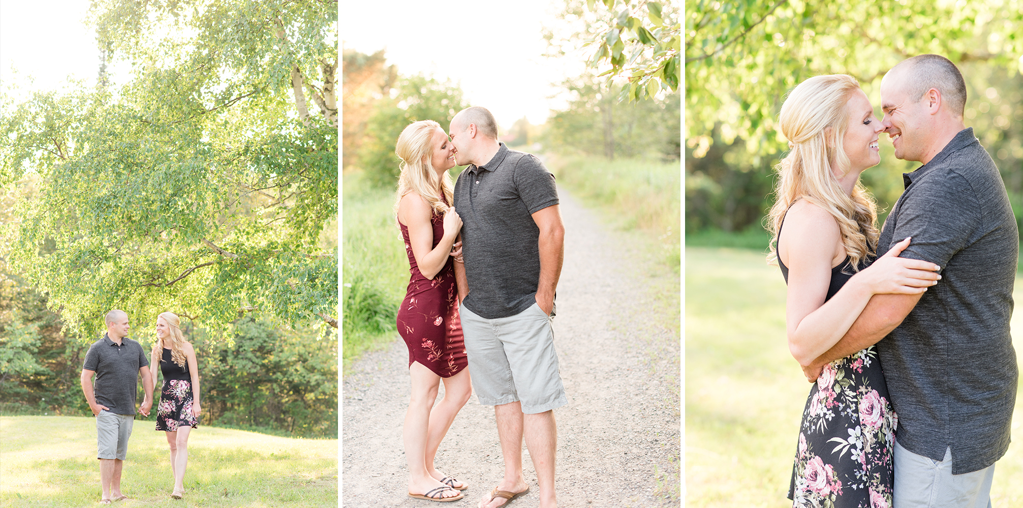 A fun summer engagement session